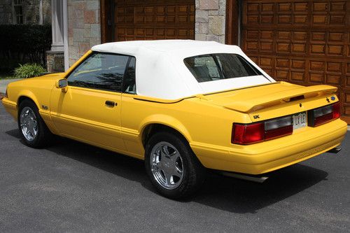 1993 FORD MUSTANG FEATURE CAR LX CONVERTIBLE LIMITED EDITION AUTO 469 MILES!!!, image 17