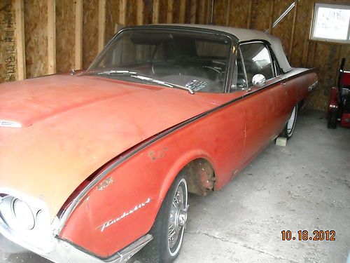 1962 ford thunderbird base convertible 2-door 6.4l