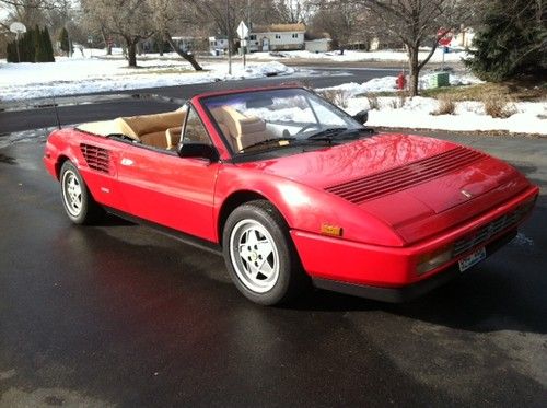 1987 ferrari mondial 3.2 cabriolet convertible 2-door 3.2l