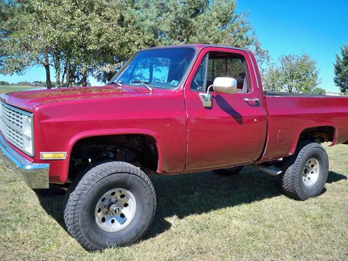 Chevrolet 4x4 1982 k10 short bed