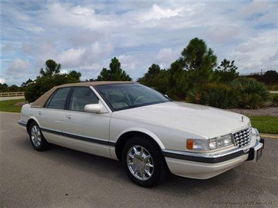 Seville sls v8 northstar clean carfac dealer service chrome rims florida caddy