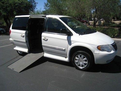 2007 chrysler town &amp; country touring wheelchair handicap van vmi conversion