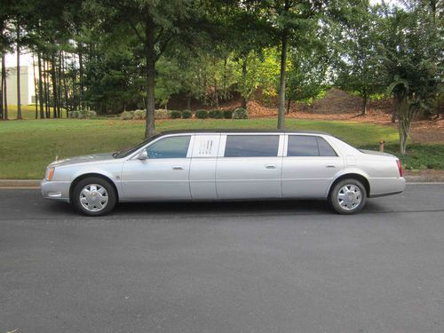 2002 cadillac 6 door limo - flip seat
