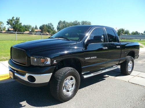 2004 dodge ram diesel crew cab black