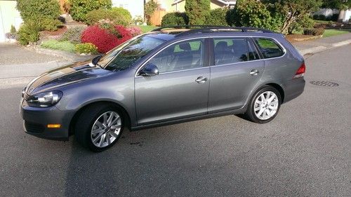 2012 volkswagen jetta sportwagen tdi, dark gray, full top sun roof