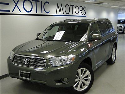 2008 highlander hybrid limited awd! nav rearcam 3rdrow heated-sts 19"whls 1-ownr