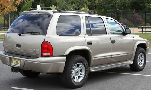 2002 dodge durango slt plus sport utility 4-door 4.7l v8 , 4x4 , 5speed auto