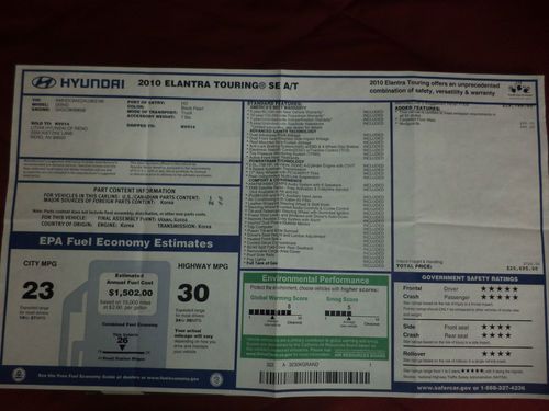 2010 Hyundai Elantra Touring SE Wagon 4-Door 2.0L, US $13,990.00, image 4