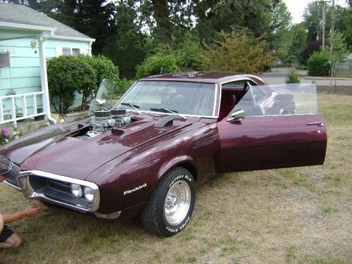 Sweet!! 1968 pontiac firebird 455 blown to 486 pushing 800 plus hp new motor