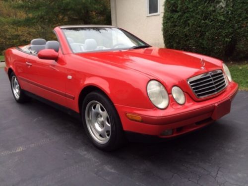 1999 mercedes-benz clk320 convertible no reserve