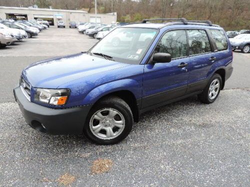 2004 subaru forester, no reserve, one owner, no accidents, looks and runs great