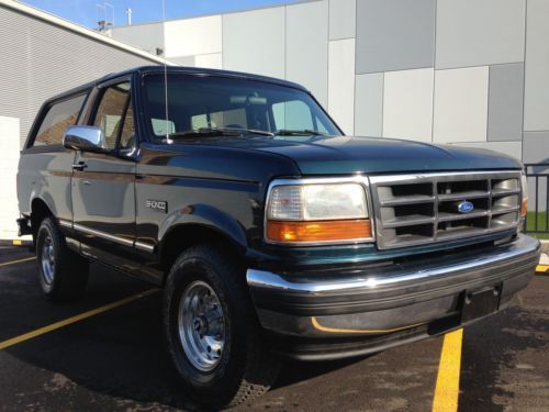 1995 ford bronco 5.8 l   1 owner  super clean   low miles