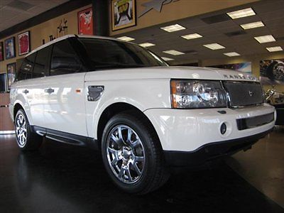 08 range rover sport only 55k miles white navigation