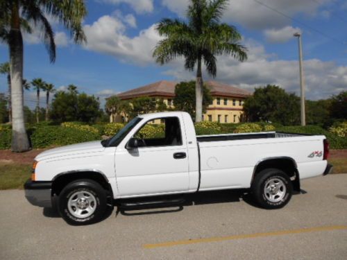 Clean 2004 chevrolet silverado 4x4 1-owner! only 88k miles! 5.3 vortec v-8!