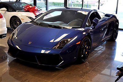 2013 lamborghini gallardo lp550-2 550hp 5.2l v10,6-spd e-gear,blu caelum only 1k