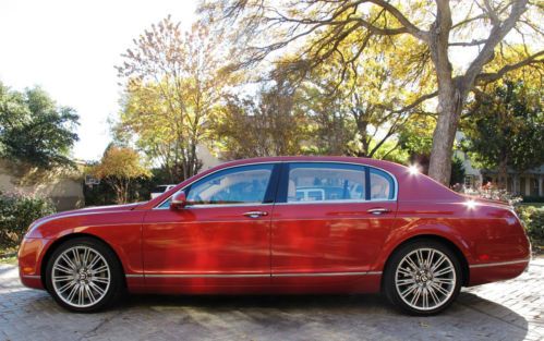 2010 bentley continental flying spur st. james&#039; red