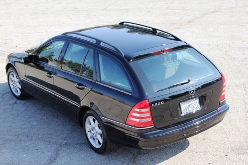 2002 MERCEDES C320 Luxury  Wagon One Owner No Reserve California Title, image 4