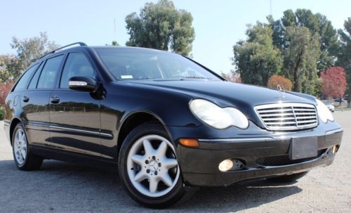 2002 MERCEDES C320 Luxury  Wagon One Owner No Reserve California Title, image 89