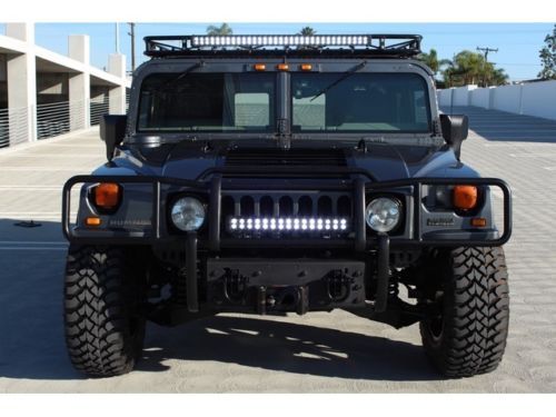 H1 black diamond roof rack brush guard momo led&#039;s 20&#034; fuel hostage serviced