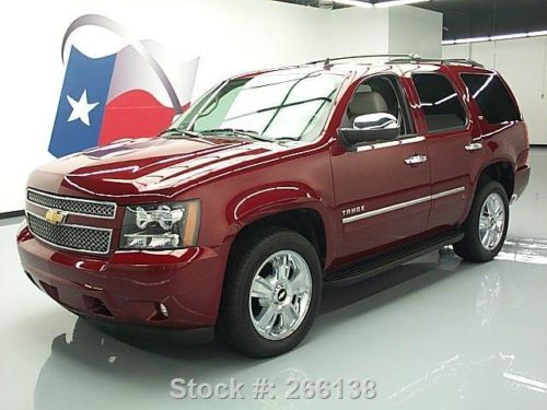 2010 chevy tahoe ltz 4x4 sunroof nav dvd 20&#034; wheels 41k texas direct auto