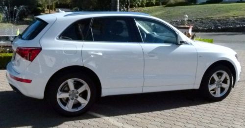 2011 white audi q5 s-line premium plus 3.2