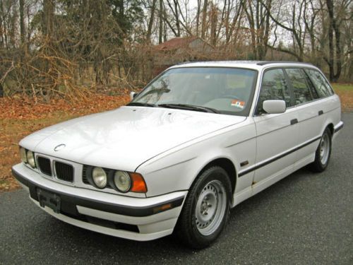 1995 bmw 525i wagon runs great    no reserve!