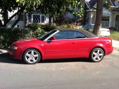 Audi a4 convertible 2004 1.8 turbo