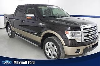 13 ford f150 4x4 crew cab king ranch ecoboost, nav, roof, 1 owner, we finance!