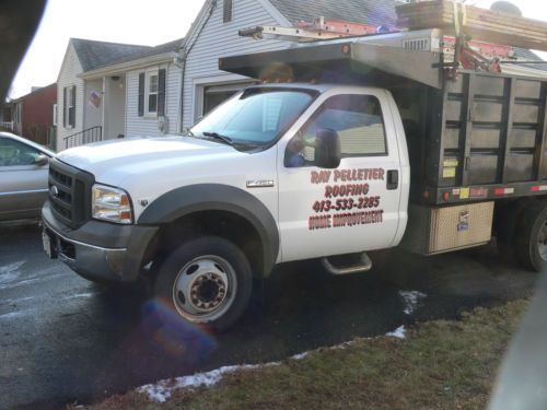 2005 ford f450 ,14&#039; dump on 550 chassi ,brand new motor