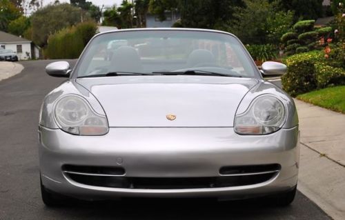 2001 Porsche 911 Carrera conv. only 95k miles silver black Tiptronic super clean, US $22,900.00, image 9