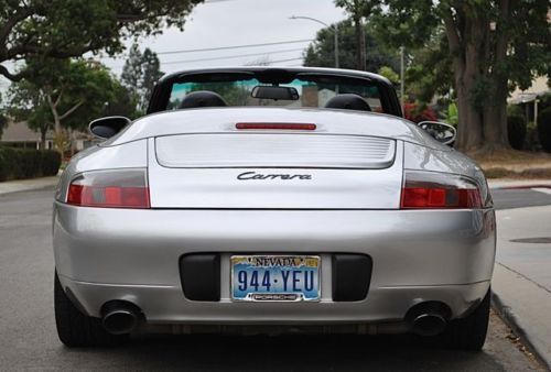 2001 Porsche 911 Carrera conv. only 95k miles silver black Tiptronic super clean, US $22,900.00, image 10