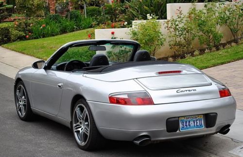 2001 Porsche 911 Carrera conv. only 95k miles silver black Tiptronic super clean, US $22,900.00, image 16