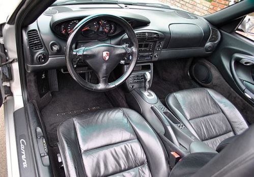 2001 Porsche 911 Carrera conv. only 95k miles silver black Tiptronic super clean, US $22,900.00, image 17