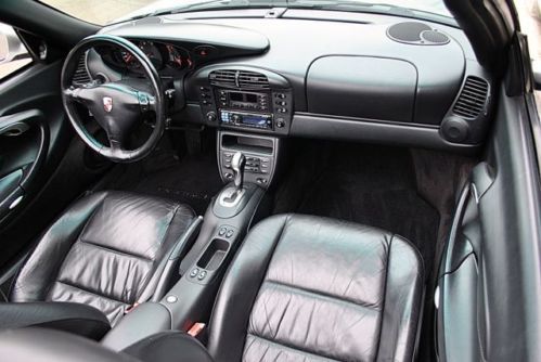 2001 Porsche 911 Carrera conv. only 95k miles silver black Tiptronic super clean, US $22,900.00, image 19