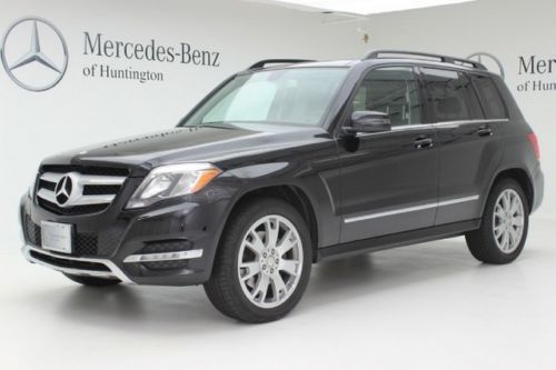 13 glk 4matic awd mp3 sat radio panoramic roof heated seats nav system black