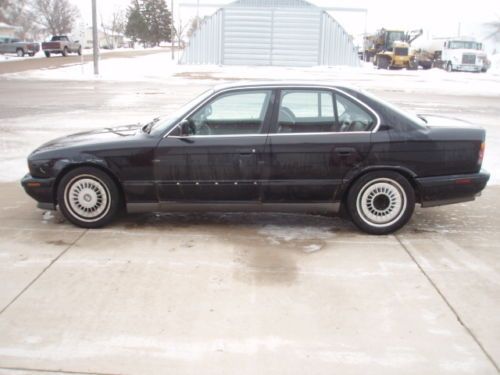 1991 bmw m5 e34 black 3.6 liter 5 speed 525 530 535 hand built