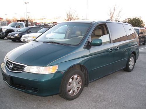 2002 honda odyssey exl 7 pass leather dvd nice