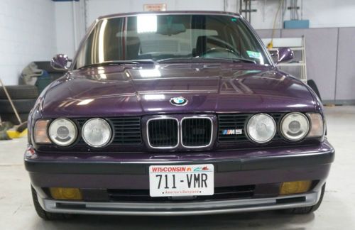 1993 bmw m5 euro 3.8l (s38 b38) daytona violet metallic silver gray m cloth rare