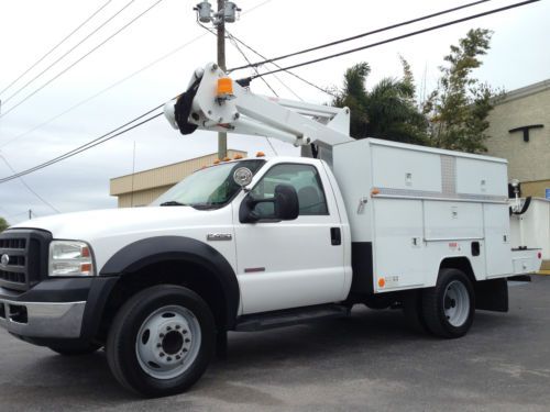 Low miles! 2006 ford f-450 bucket truck! utility! service bed! turbo diesel!