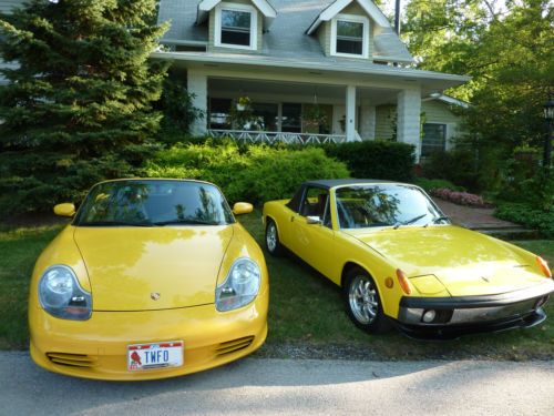 Yellow, boxster, cpo, 5 speed, heated seats, psm, abs, 18&#034; wheels, 17&#034; wheels