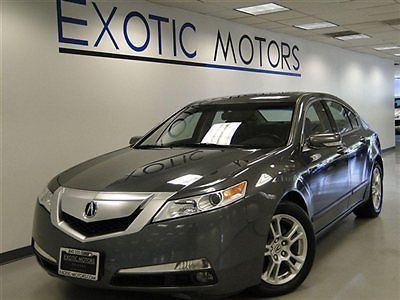 2009 acura tl nav rear-cam heated-seats push-start xenons 6-cd 1-owner 21k-miles