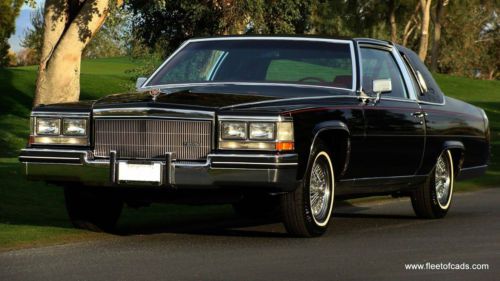 1984 cadillac fleetwood brougham coupe 39k miles collector owned no reserve!