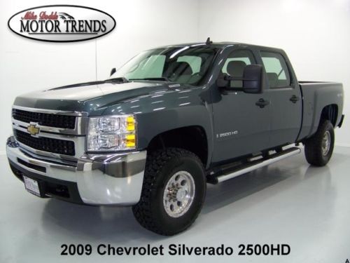 2009 chevy silverado 4x4 ls duramax diesel crew cab custom wheels bedliner 51k