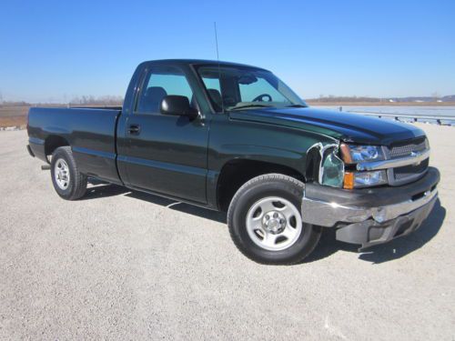 04 chevy silverado 2-wd. minor damage ez-fix &#034;rebuildable salvage&#034; no reserve!