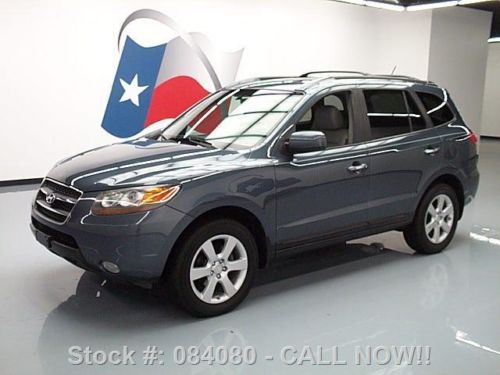 2007 hyundai santa fe limited 7pass sunroof leather 66k texas direct auto