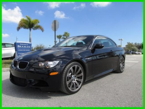 11 certified jerez black 4l v8 manual:6-speed convertible m-3 *one owner *fl