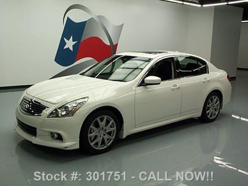 2011 infiniti g37 sport auto sunroof nav rear cam 7k mi texas direct auto