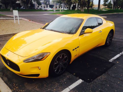 2009 maserati granturismo! 1 of a kind! ferrari yellow custom factory order!