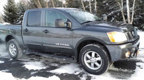 2012 nissan titan pro-4x crew cab pickup 4-door 5.6l