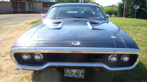 1972 plymouth roadrunner base 6.6l